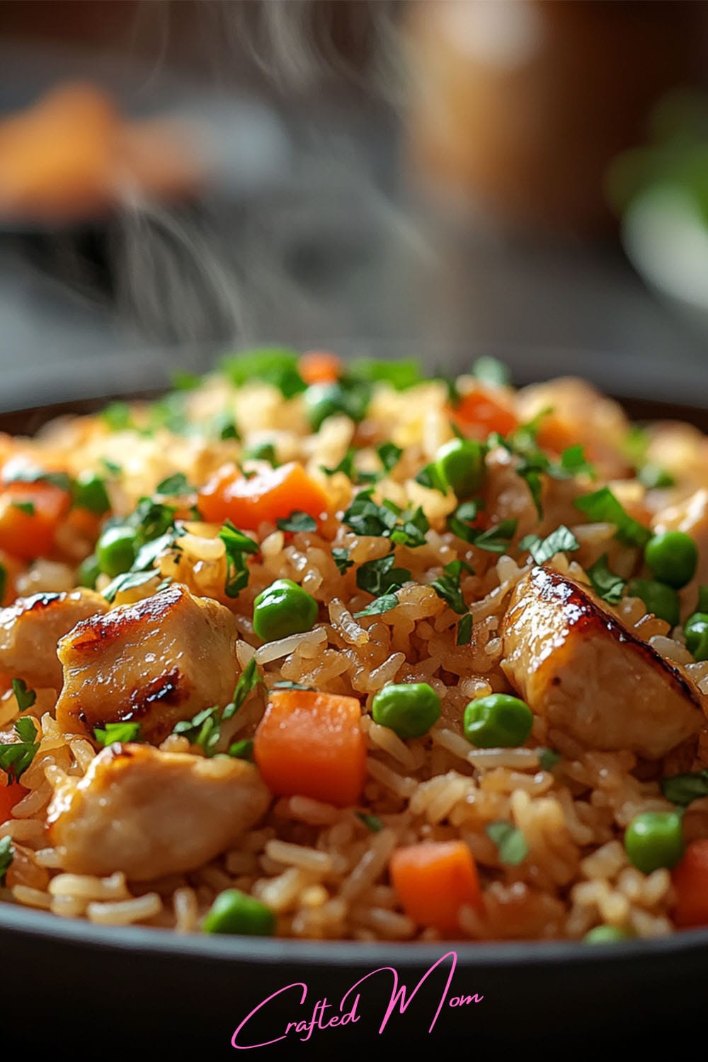 benihana chicken fried rice recipe - Pinterest Pin