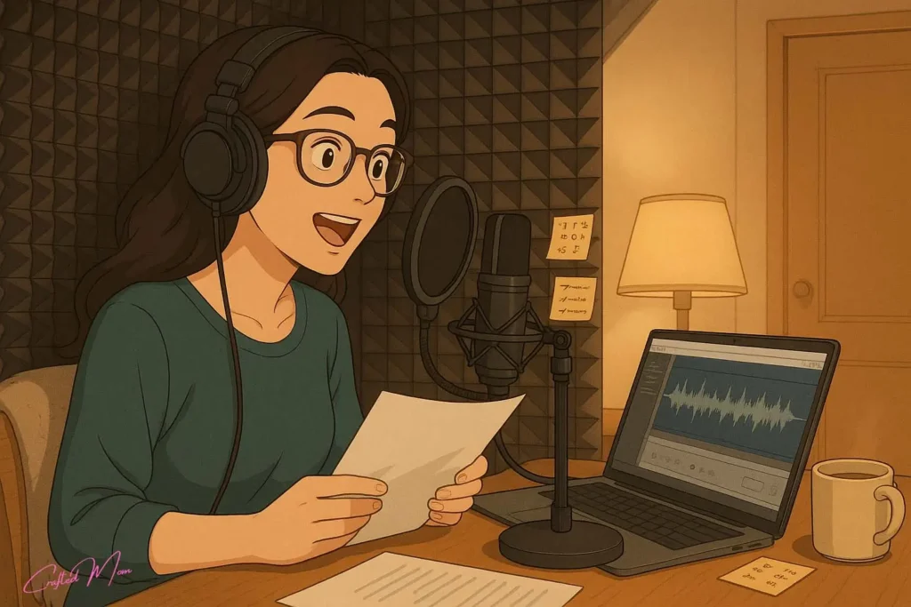 8. Voice Actor – Use Your Voice, No Studio Needed - No-Skill Remote Jobs Moms Should Know About