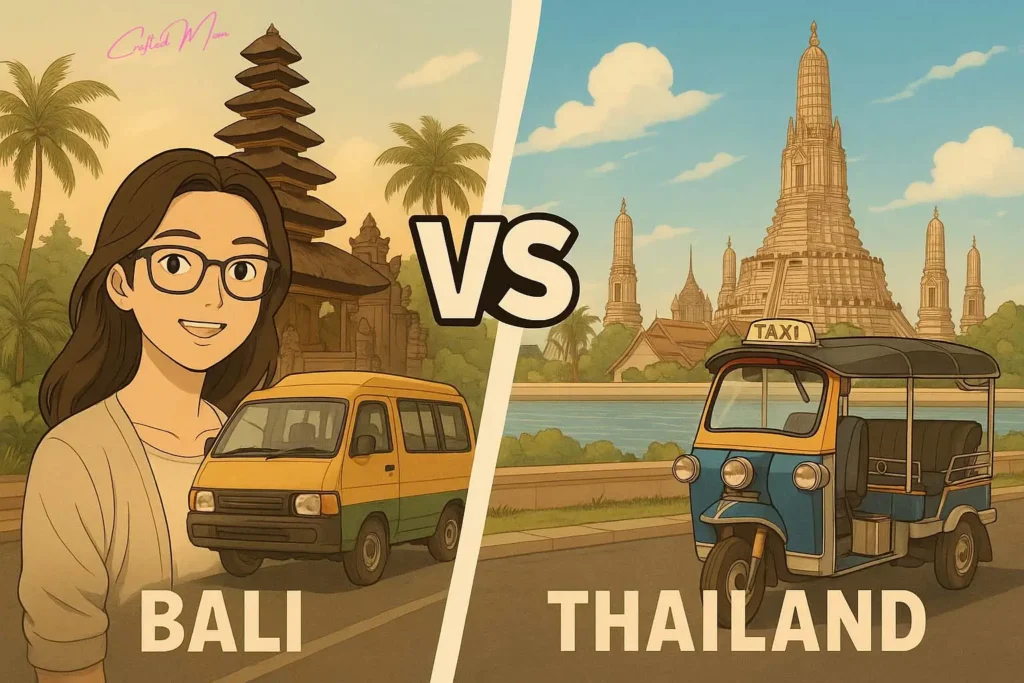 Transportation Costs - Bali vs. Thailand Which Is More Budget-Friendly for Moms