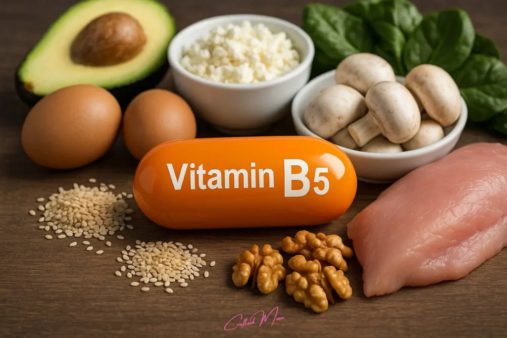 Vitamin B5 (Pantothenic Acid) The Metabolism Maestro - The Mom’s Guide to Understanding Each Vitamin
