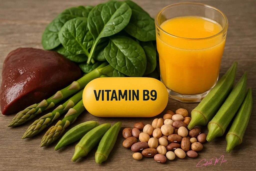 Vitamin B9 (Folate) The Cell Builder and Baby Protector - The Mom’s Guide to Understanding Each Vitamin