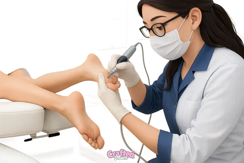 Foot Care Treat Toenail Fungus with Vicks