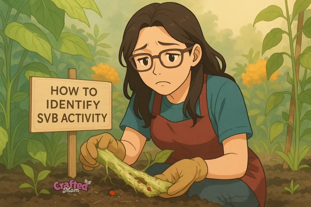 How to Identify SVB Activity - Get Rid Of Squash Vine Borers For Good!