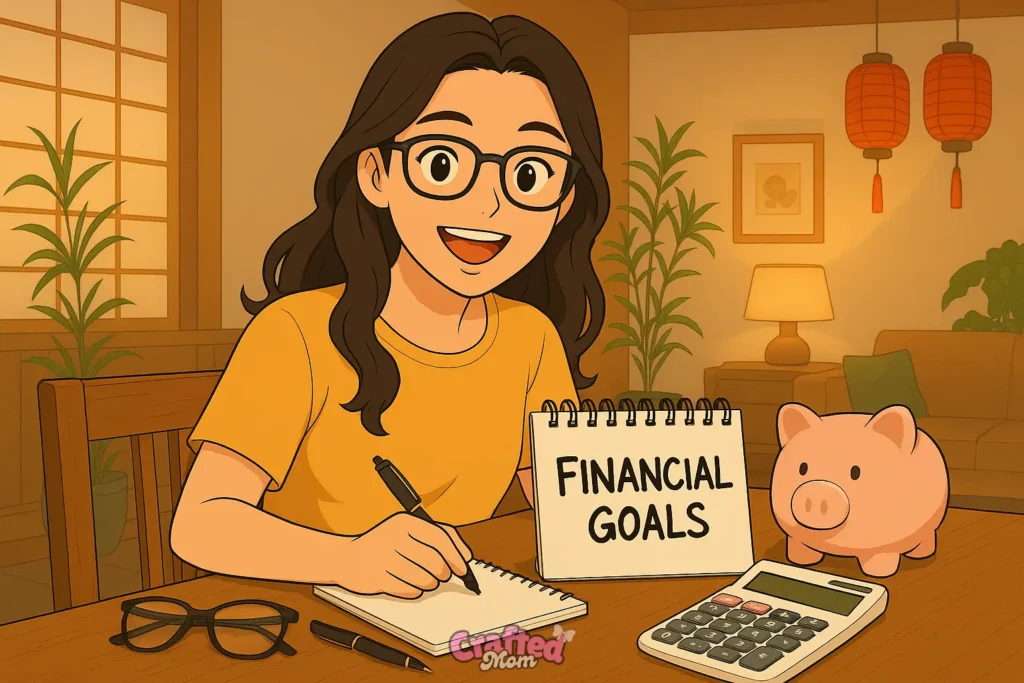 Step 1 Set Long-Term Financial Goals - How I Saved $12000 in 6 Months money saving tips