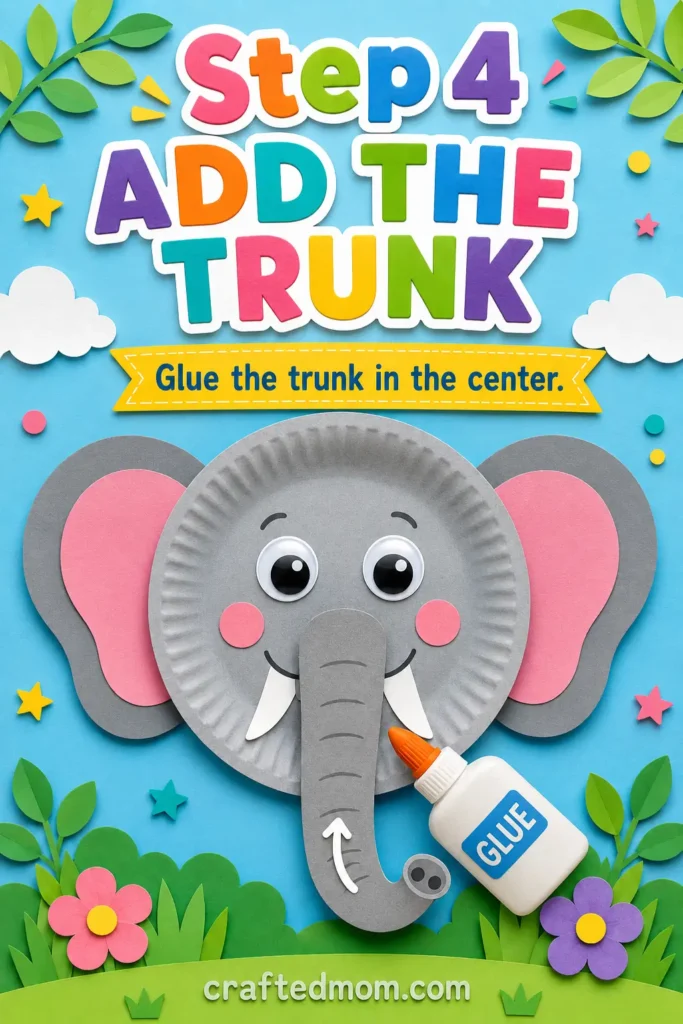 DIY Paper plate Elephant craft