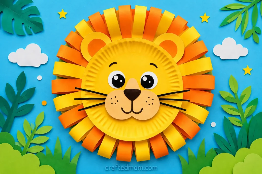 DIY Paper Plate Lion Craft Cover DIY Paper Plate Lion Craft Cover