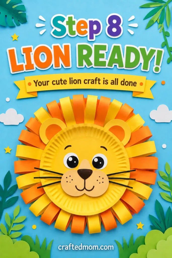 DIY Paper Plate Lion Craft DIY Paper Plate Lion Craft10
