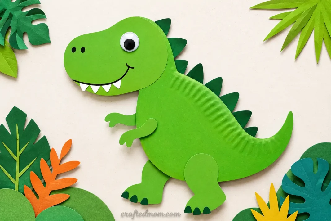 DIY Paper T-Rex Craft cover