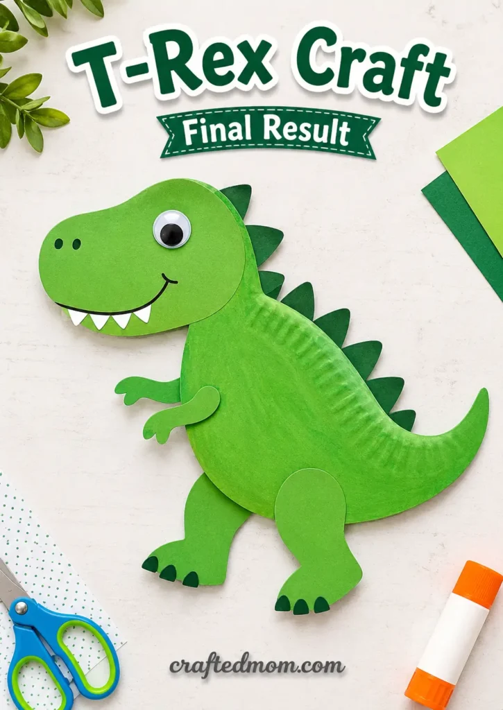 DIY Paper T-Rex Craft - Why Kids Will Love This Paper T-Rex Craft
