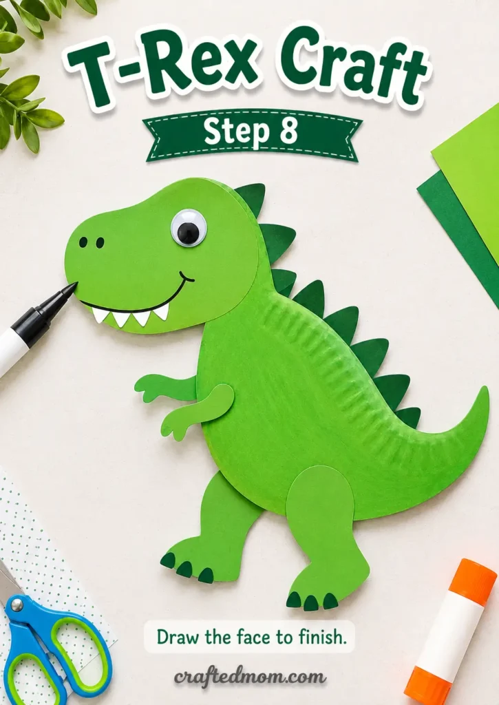 DIY Paper T-Rex Craft How to Make a DIY Paper T-Rex Craft