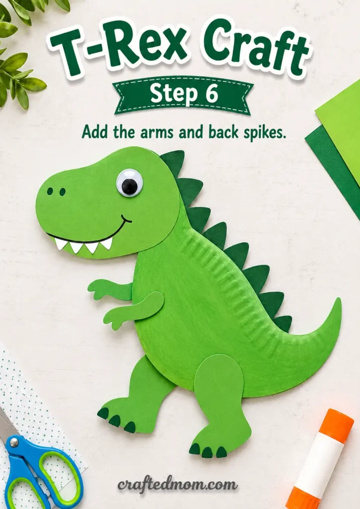DIY Paper T-Rex Craft8 - How to Make a DIY Paper T-Rex Craft