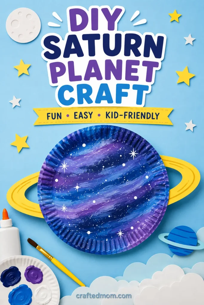DIY Saturn Planet Craft - Why Kids Will Love This Saturn Planet Craft