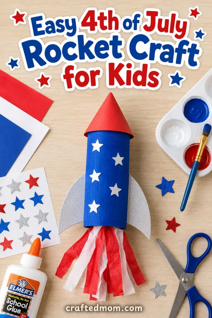 Easy 4th of July rocket craft for kids Easy 4th of july rocket craft for kids - Why Kids Will Love This 4th of July Rocket Craft
