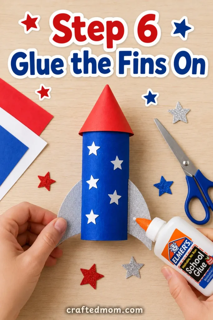 Easy 4th of July rocket craft for kids How to Make an Easy 4th of July Rocket Craft - Easy 4th of july rocket craft for kids8