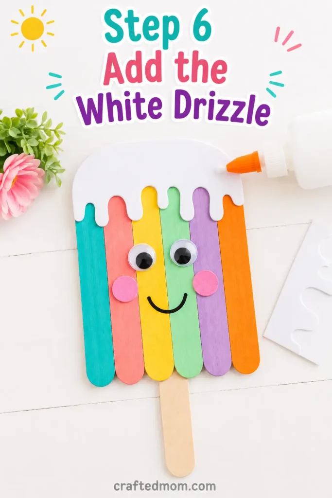 Easy summer paper plate ice cream cone craft for kids8
