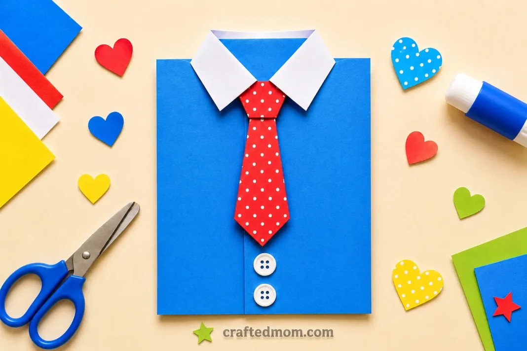 Fathers day shirt card craft cover