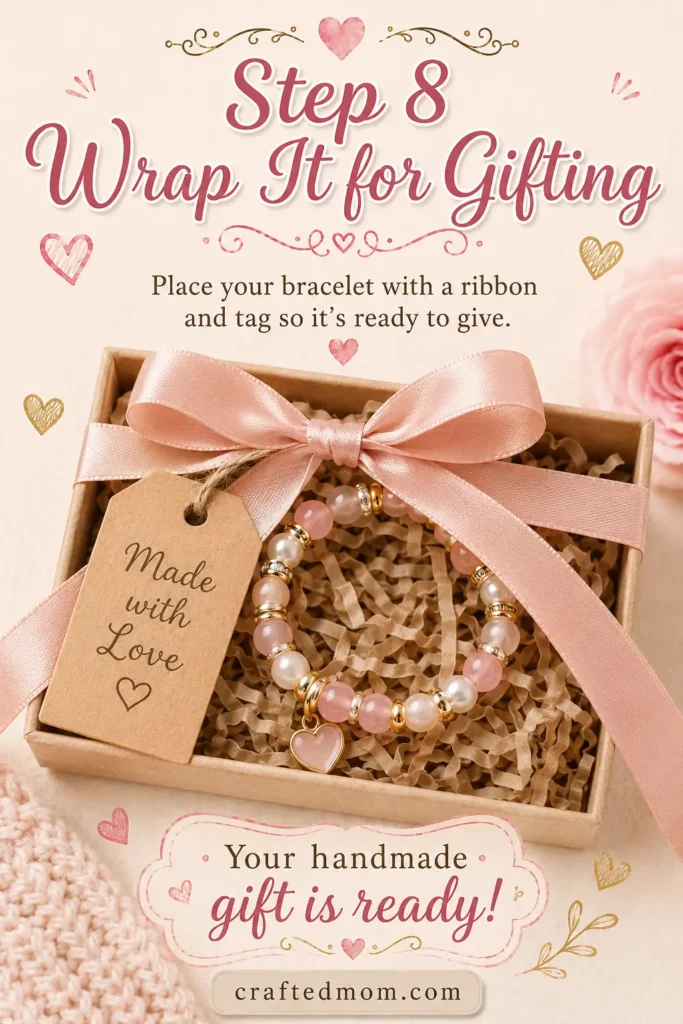 Handmade Gift DIY Beaded Bracelet Gift - Step 8: Wrap It for Gifting