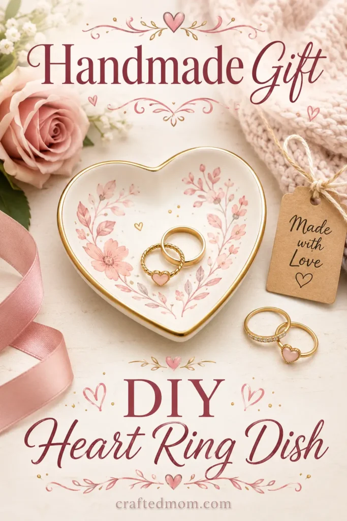 Handmade Gift DIY Heart Ring Dish - Why You’ll Love This DIY Heart Ring Dish
