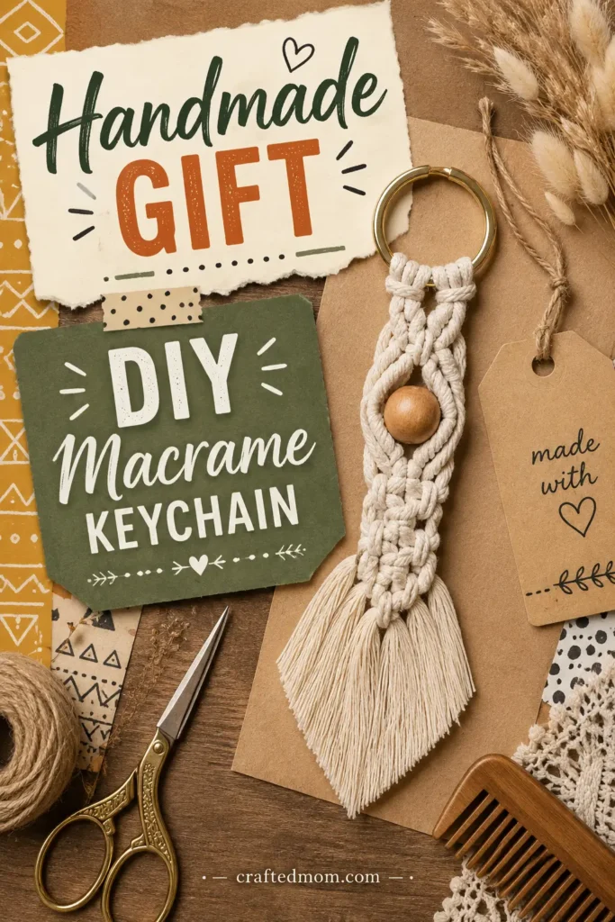 Handmade Gift DIY Macrame Keychain - Why You’ll Love This DIY Macrame Keychain