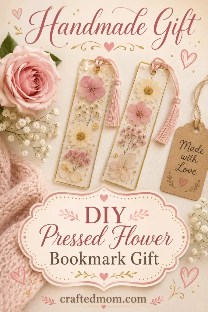 Handmade Gift DIY Pressed Flower Bookmark Gift - Why You’ll Love This DIY Pressed Flower Bookmark Gift