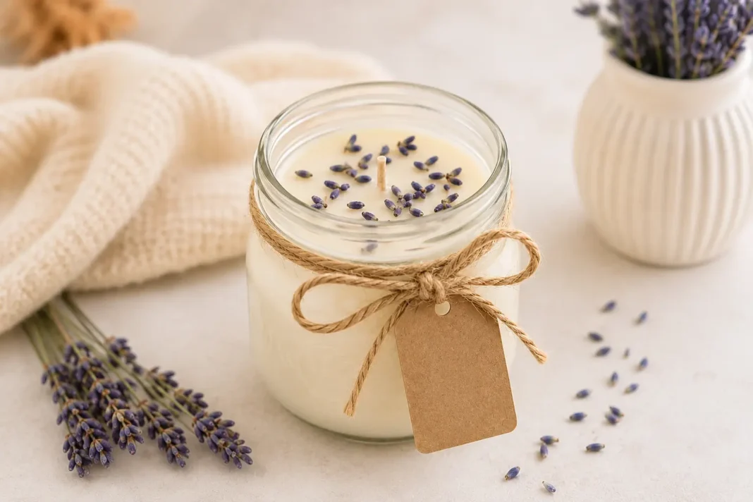 Handmade gift DIY mason Jar Candle cover
