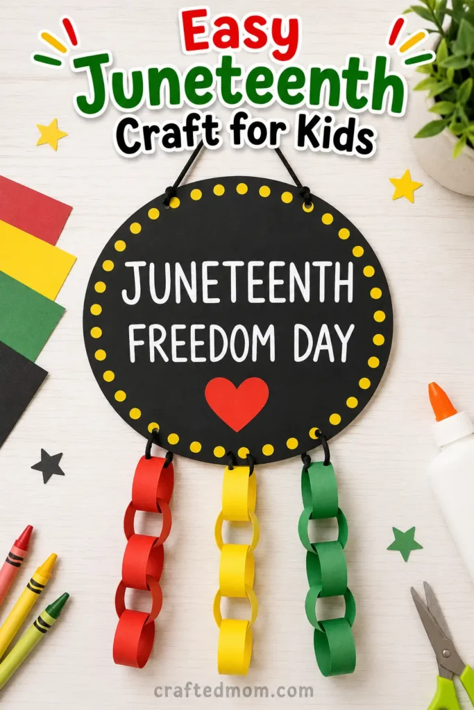 easy Juneteenth craft for kids - Why Kids Will Love This Juneteenth Craft