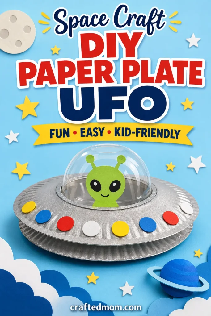 space Craft DIY Paper Plate UFO - Why Kids Will Love This Paper Plate UFO Craft