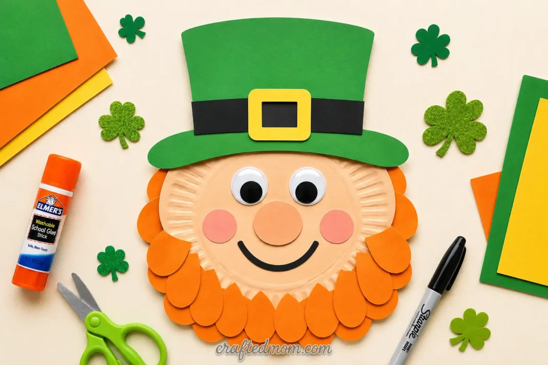 st patricks day leprechaun craft - cover