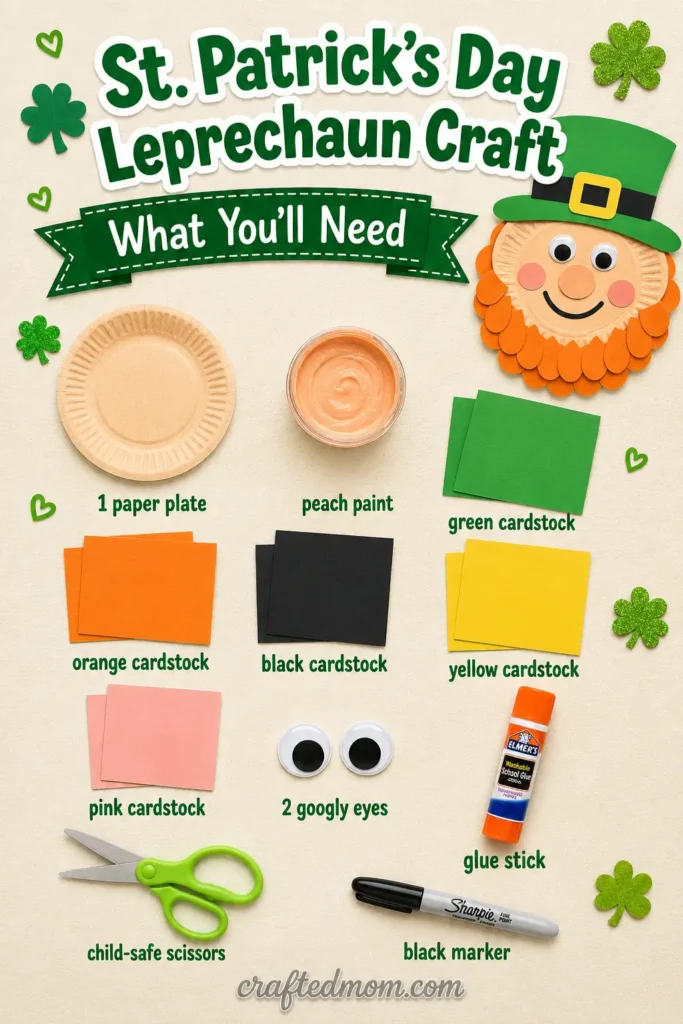 st patricks day leprechaun craft - Supplies You’ll Need
