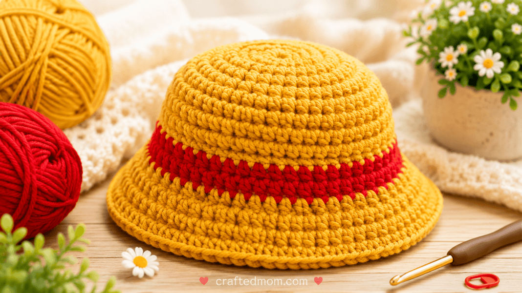 Baby Luffy Bucket Hat Crochet Pattern Baby Luffy Bucket Hat Crochet Pattern