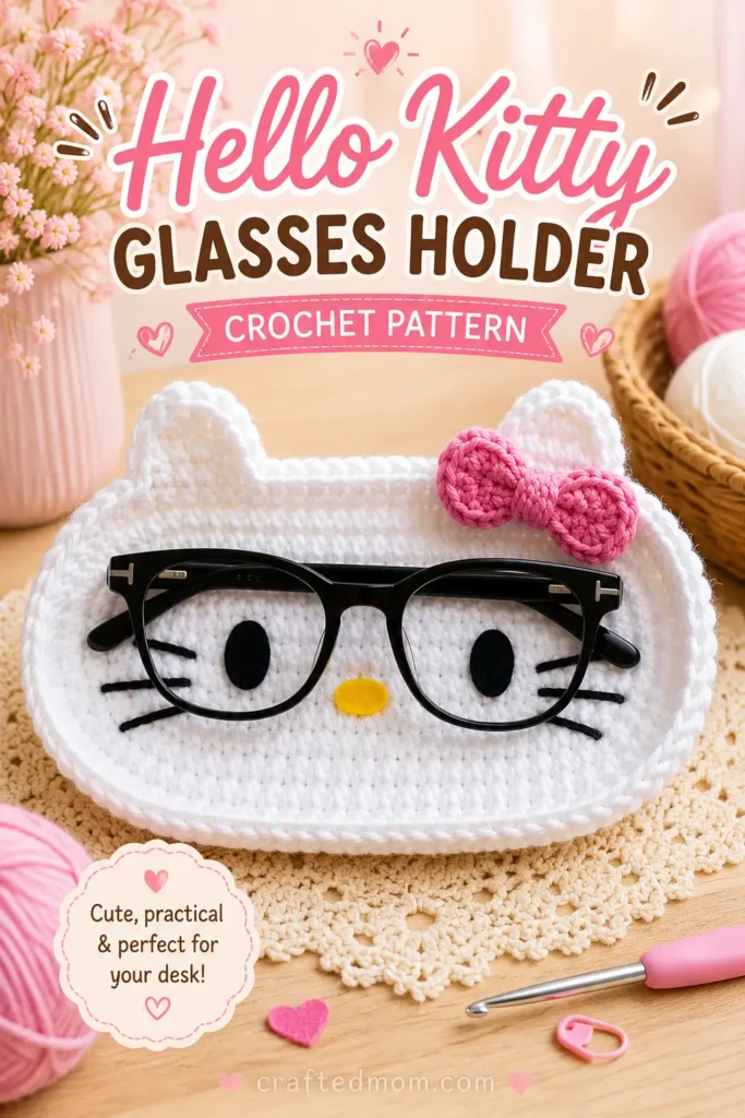 Hello Kitty Glasses Holder Crochet Pattern Hello Kitty Glasses Holder Crochet Pattern at a Glance