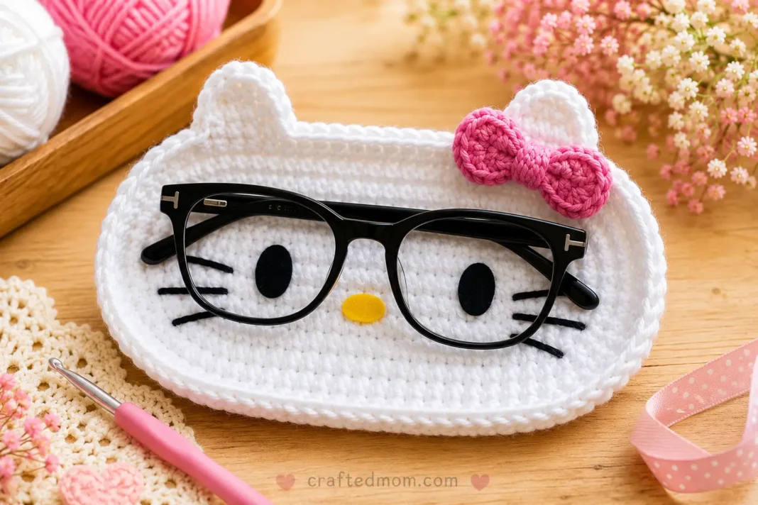 Hello Kitty Glasses Holder Crochet Pattern2 Hello Kitty Glasses Holder Crochet Pattern