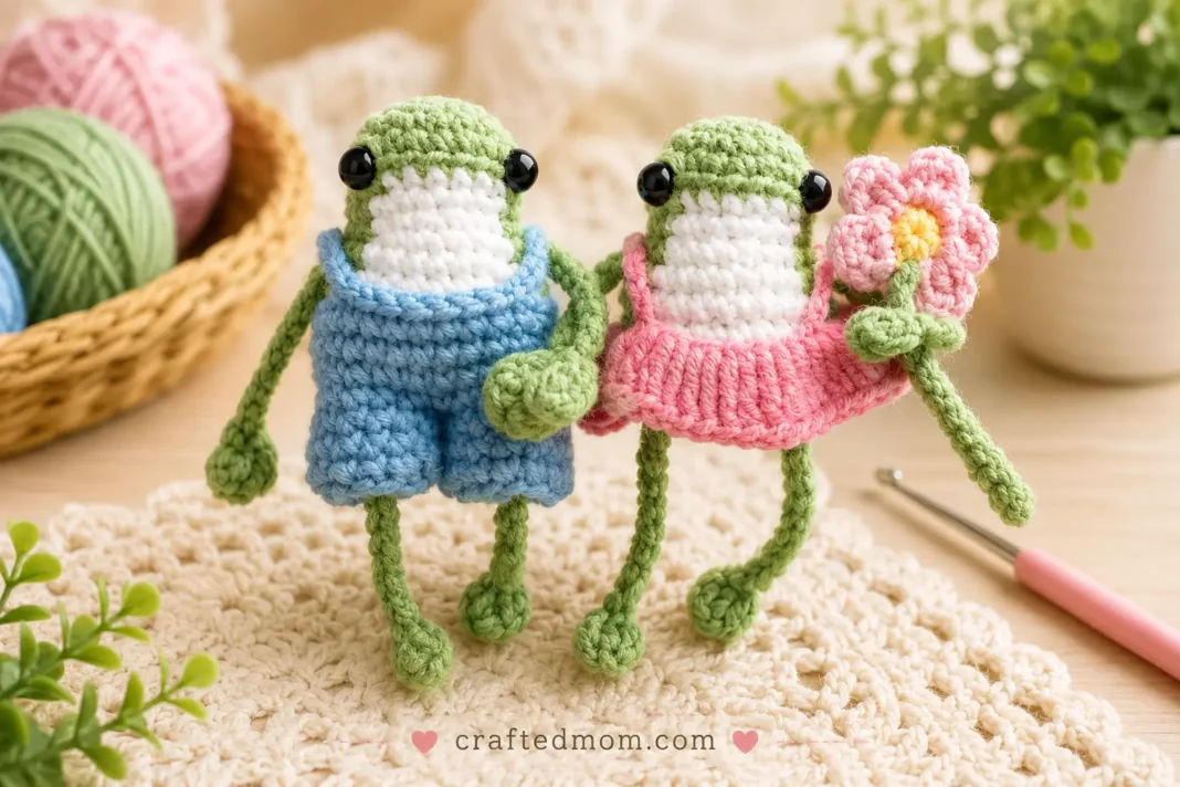No Sew Dress Up Leggy Frog Crochet Pattern