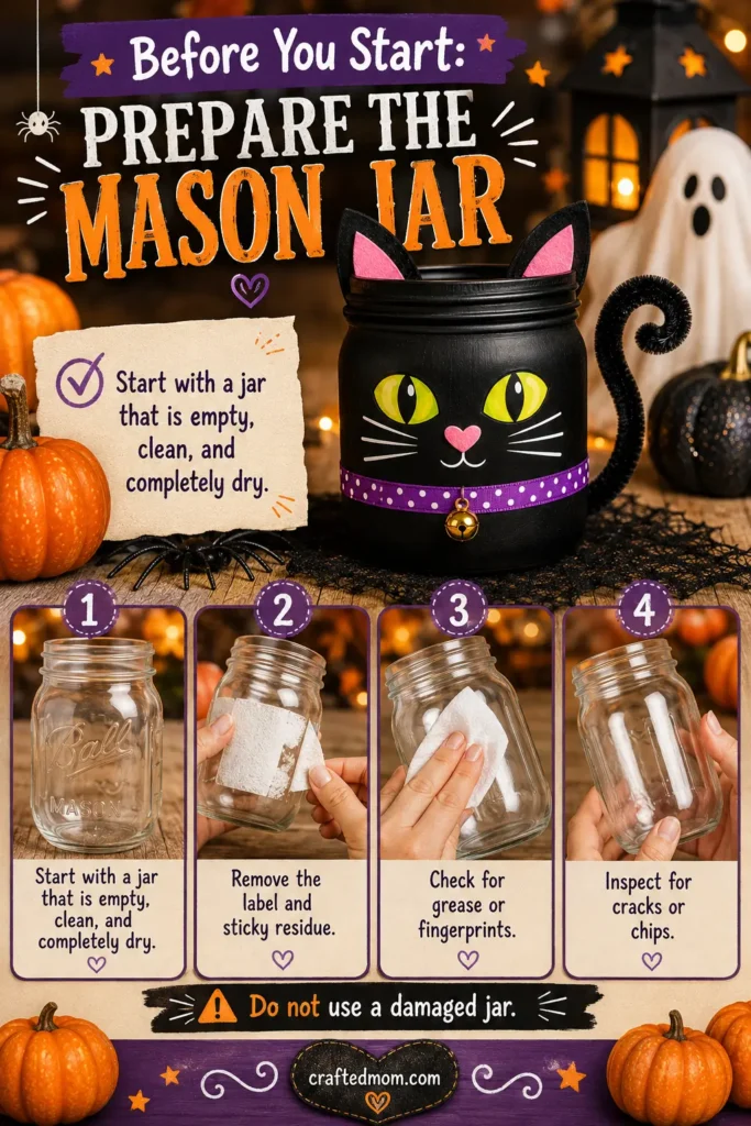Before You Start: Prepare the Mason Jar