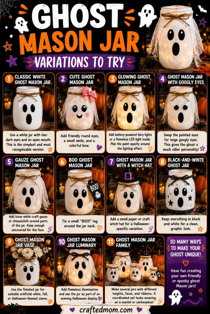 Ghost Mason Jar Craft: Easy Halloween Decoration Easy Ghost Mason Jar Craft Tips - Ghost Mason Jar Craft Easy Halloween Decoration